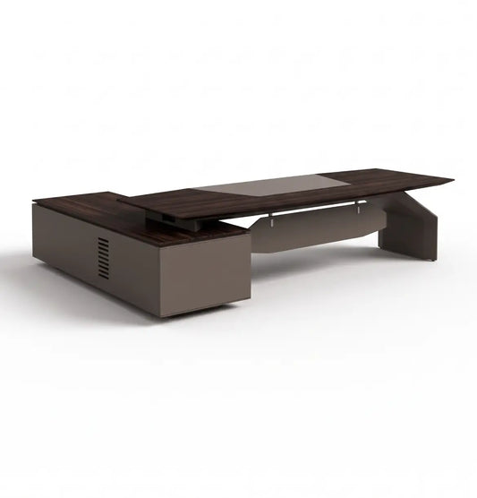 Lorenzo Presidential Desk (3 Sizes) Consumer KANO CY20 Alpine Walnut 2800 8-10 Weeks