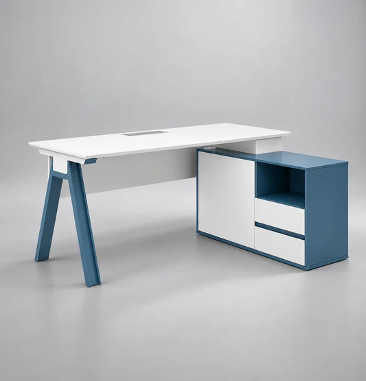 Magic Desk with Small Credenza Return Consumer KANO