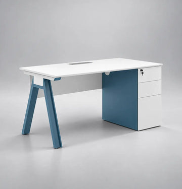 Magic Straight Desk with Fixed Pedestal (60-70D) Consumer KANO