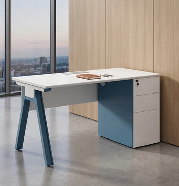 Magic Straight Desk with Fixed Pedestal (60-70D) Consumer KANO