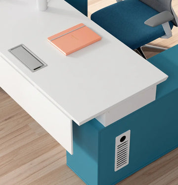 Magic Desk with Small Credenza Return Consumer KANO