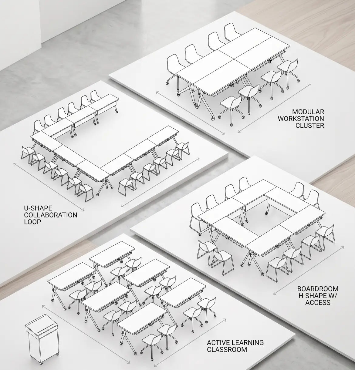 Merry Training Table (2-Pax) Consumer KANO