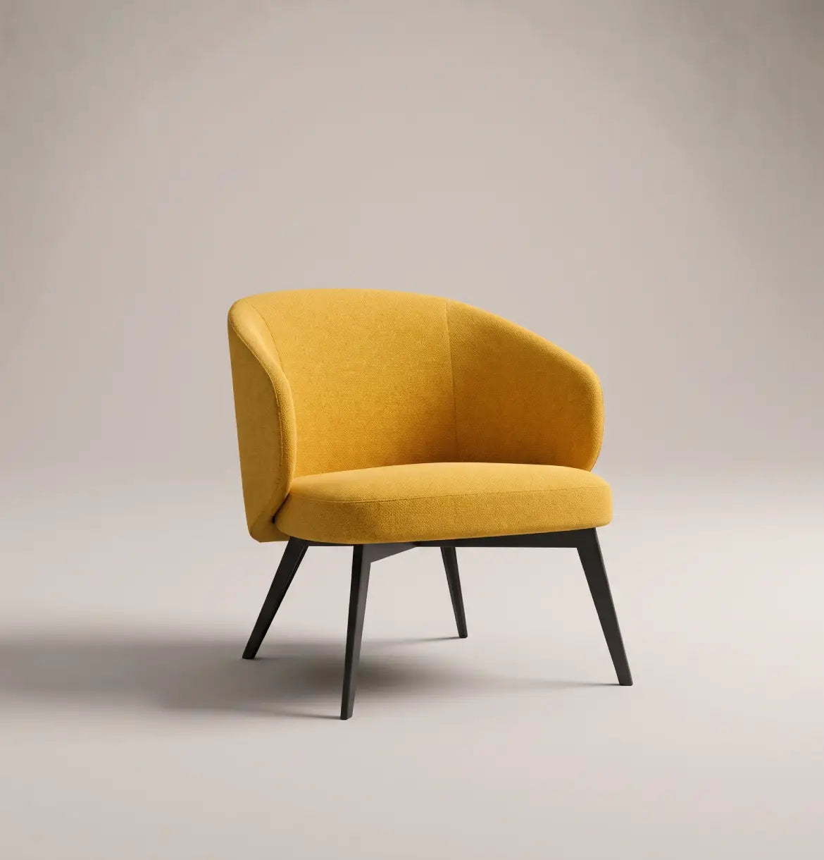Moon Fabric Armchair Consumer KANO Yellow Fabric 8-10 Weeks
