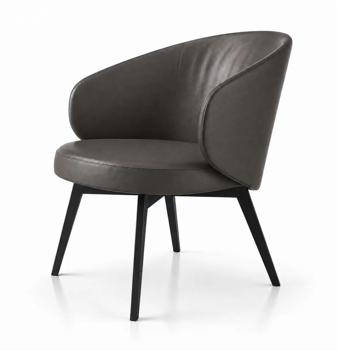 Moon Armchair in Leather Consumer KANO Grey Vegan Leather 8-10 Weeks