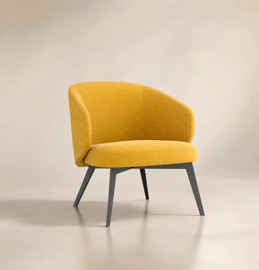 Moon Armchair in Fabric Consumer KANO Yellow Fabric 8-10 Weeks
