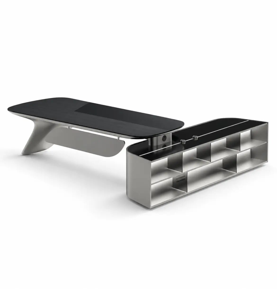 Neoflow Presidential Desk (4 Sizes) Consumer KANO CY29 Black Ashwood 2400 8-10 Weeks