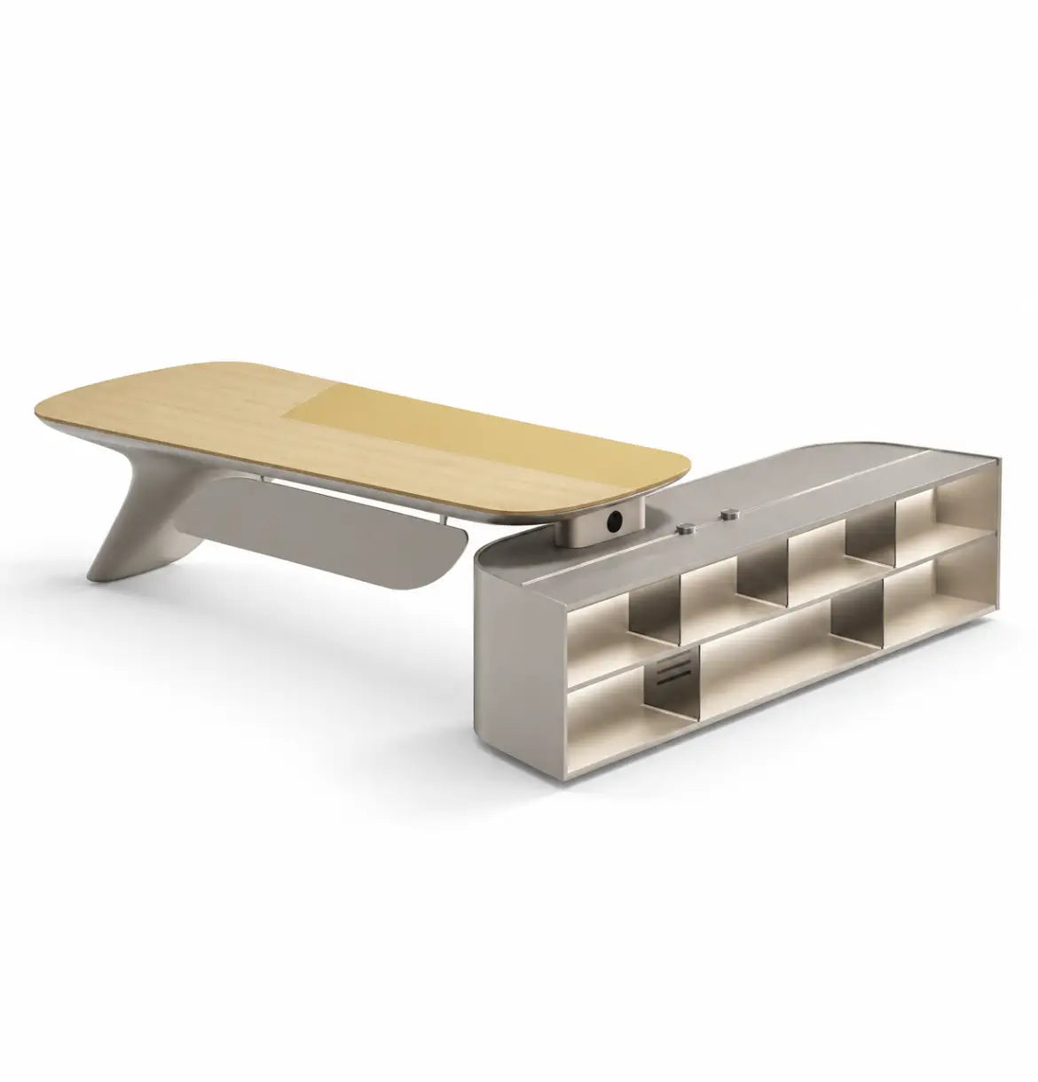 Neoflow Light Presidential Desk (4 Sizes) Consumer KANO CY30 Feathered Ashwood 2400 8-10 Weeks