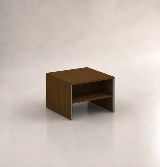 Nook Square Coffee Table in Veneer Consumer KANO CY19 Mocha Teakwood W600 x D600 x H430mm 8-10 Weeks