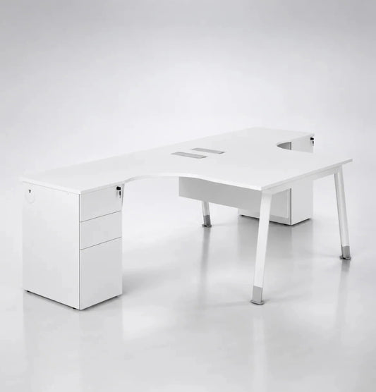 Noqi Cluster of 2 Pax L-Shape with Fixed Pedestal (3 Types) Consumer KANO