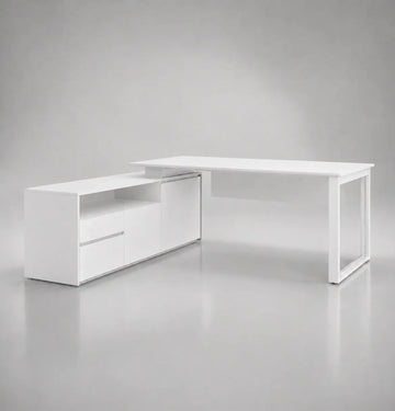 Noqi "O" Executive Desk with Credenza Consumer KANO