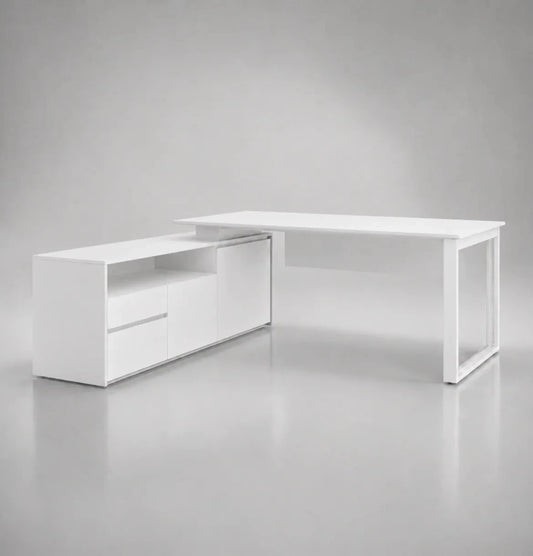 Noqi "O" Executive Desk with Credenza Consumer KANO