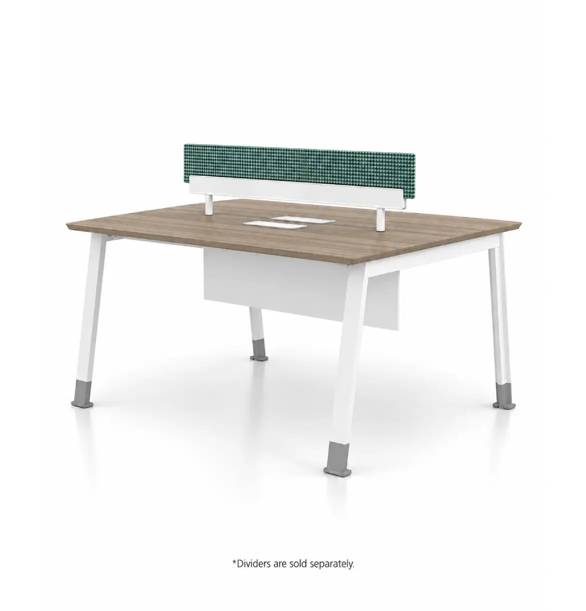 Noqi "A" Cluster for 2 Desk Consumer KANO CF09 Log Walnut 1400 8-10 Weeks