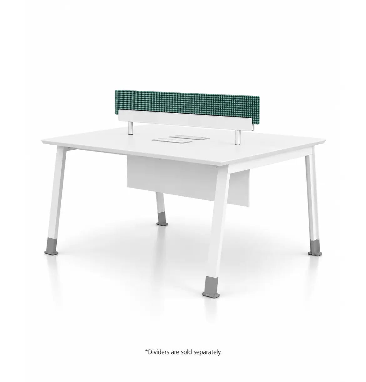 Noqi "A" Cluster for 2 Desk Consumer KANO White 1400 8-10 Weeks