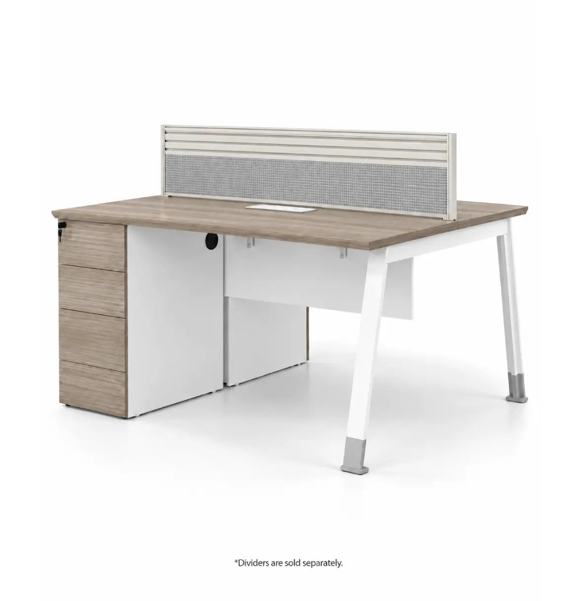 Noqi "A" Cluster for 2P Desk Consumer KANO CF09 Log Walnut 1200 8-10 Weeks