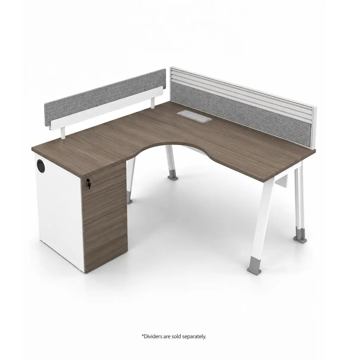 Noqi L-Shaped with Pedestal (3 Types) Consumer KANO CF12 Coffee Walnut A 8-10 Weeks