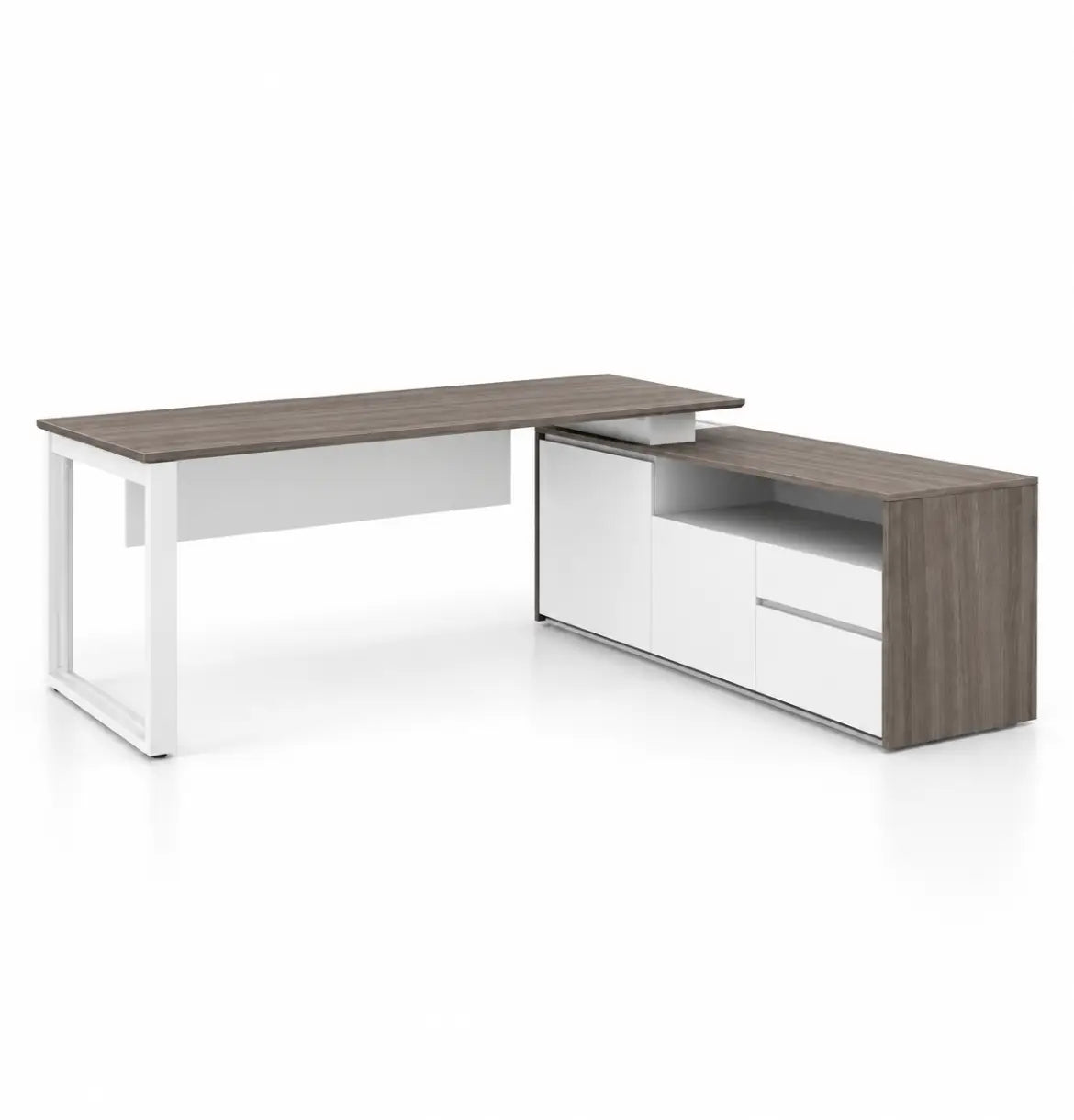 Noqi "O" Executive Desk Consumer KANO CF12 Coffee Walnut 1600 8-10 Weeks