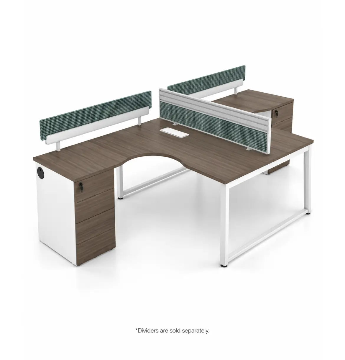 Noqi Cluster of 2 with Pedestal (3 Types) Consumer KANO CF12 Coffee Walnut O 8-10 Weeks