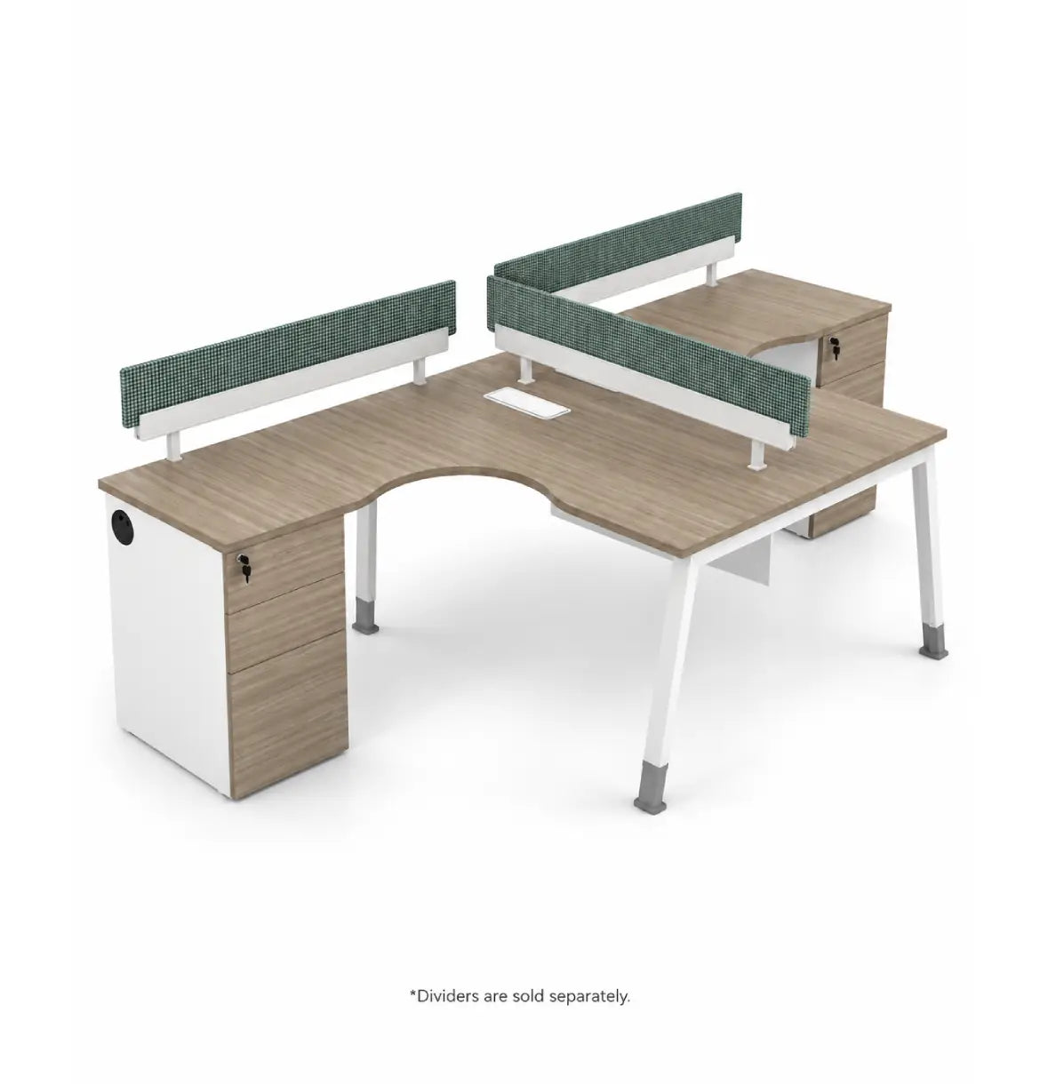 Noqi Cluster of 2 with Pedestal (3 Types) Consumer KANO CF09 Log Walnut A 8-10 Weeks