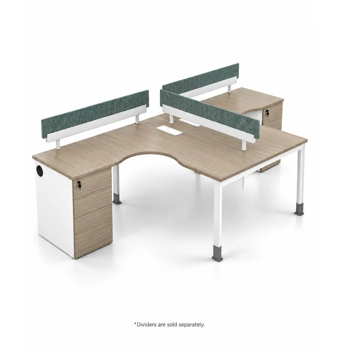 Noqi Cluster of 2 with Pedestal (3 Types) Consumer KANO CF09 Log Walnut U 8-10 Weeks