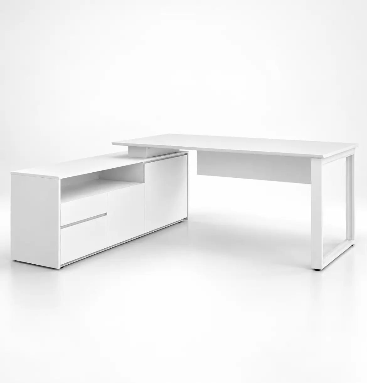 Noqi "O" Executive Desk Consumer KANO White 1600 8-10 Weeks