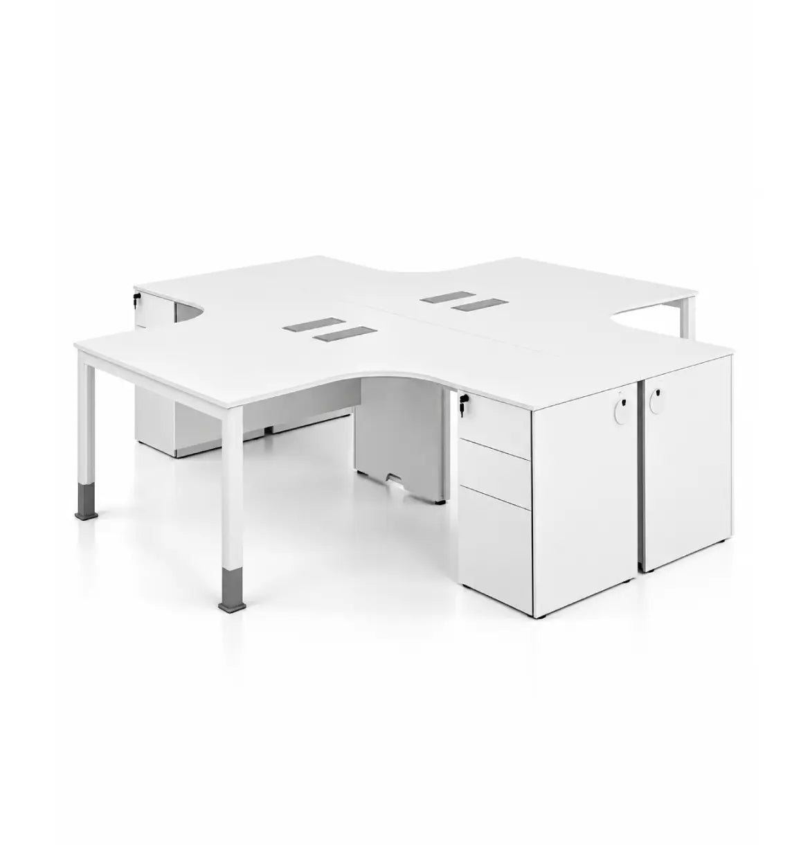 Noqi Cluster of 4 with Pedestal (3 Types) Consumer KANO White U 8-10 Weeks