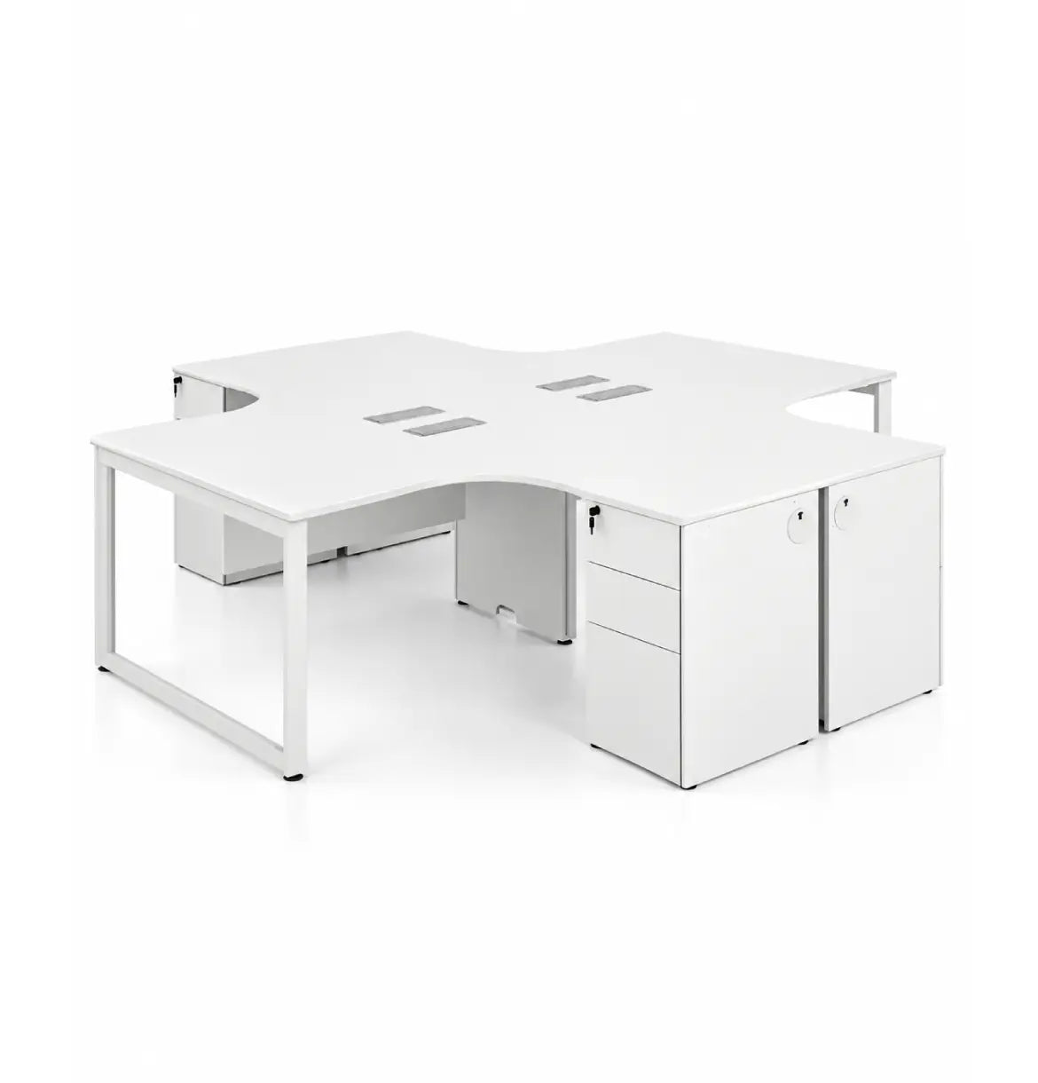 Noqi Cluster of 4 with Pedestal (3 Types) Consumer KANO White O 8-10 Weeks