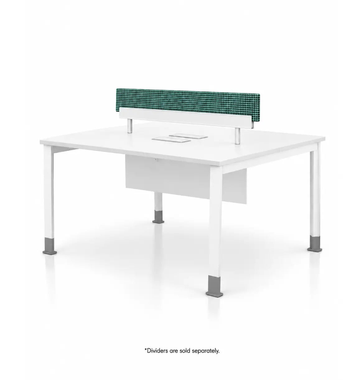 Noqi "U" Cluster for 2 Desk Consumer KANO White 1400 2-5 Working Days