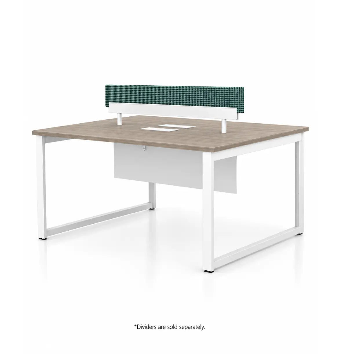 Noqi "O" Cluster for 2 Desk Consumer KANO CF09 Log Walnut 1400 8-10 Weeks
