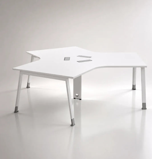 Noqi Cluster of 3 Pax 120 Degrees (3 Types) Consumer KANO CF05 White A-Shaped Leg 8-10 Weeks
