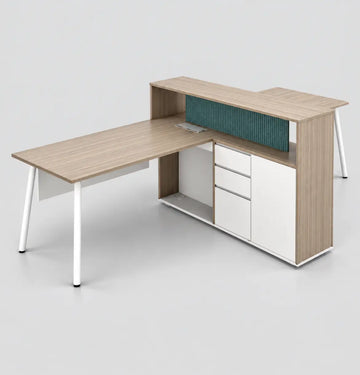 Nora Executive Linear Cluster of 2 with Casegood Storage Consumer KANO