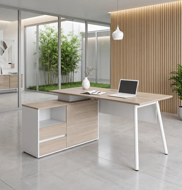 Nora Staff L-Shaped Desk Consumer KANO