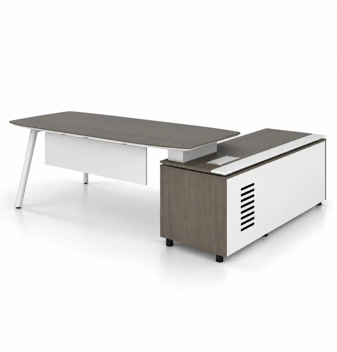 Nora Executive Desk Consumer KANO CF42 Mocha Oak 2200 8-10 Weeks