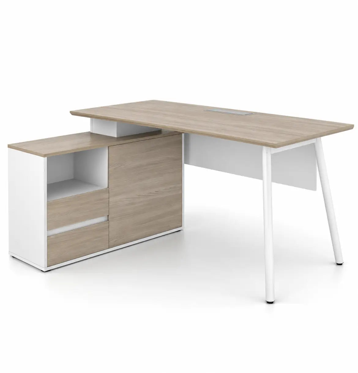 Nora Staff L-Shaped Desk Consumer KANO CF41 Nash Oak 1200 8-10 Weeks