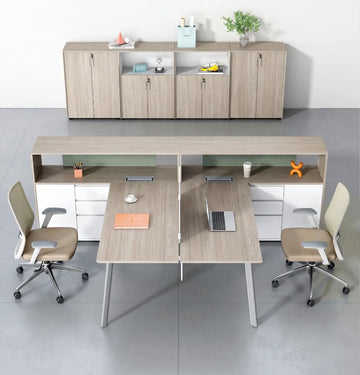 Nora Executive Cluster of 2 with Casegood Storage Consumer KANO
