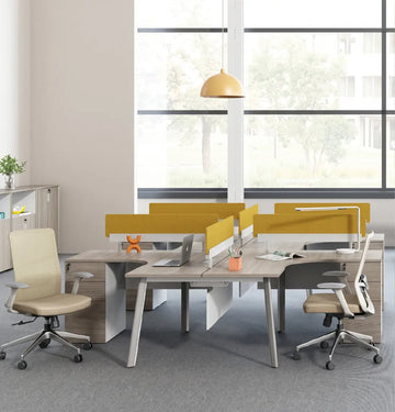 Nora L-Shaped Desk with Pedestal Consumer KANO