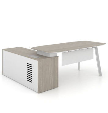 Nora Manager Desk with Credenza