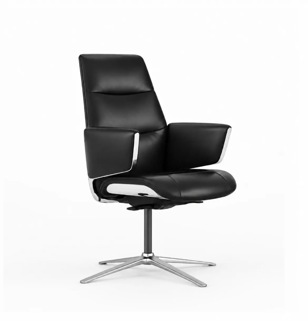 Normann Lounge / Visitor Consumer KANO Genuine Leather Black 8-10 Weeks
