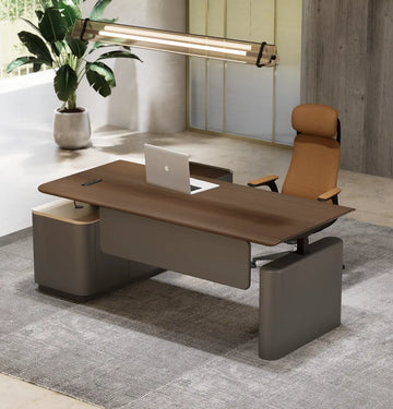 Optima Height Adjustable Executive Desk Consumer BAFCO