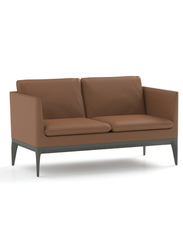 Newport Castle 2-Seater Sofa Consumer KANO Tan Vegan Leather 8-10 Weeks