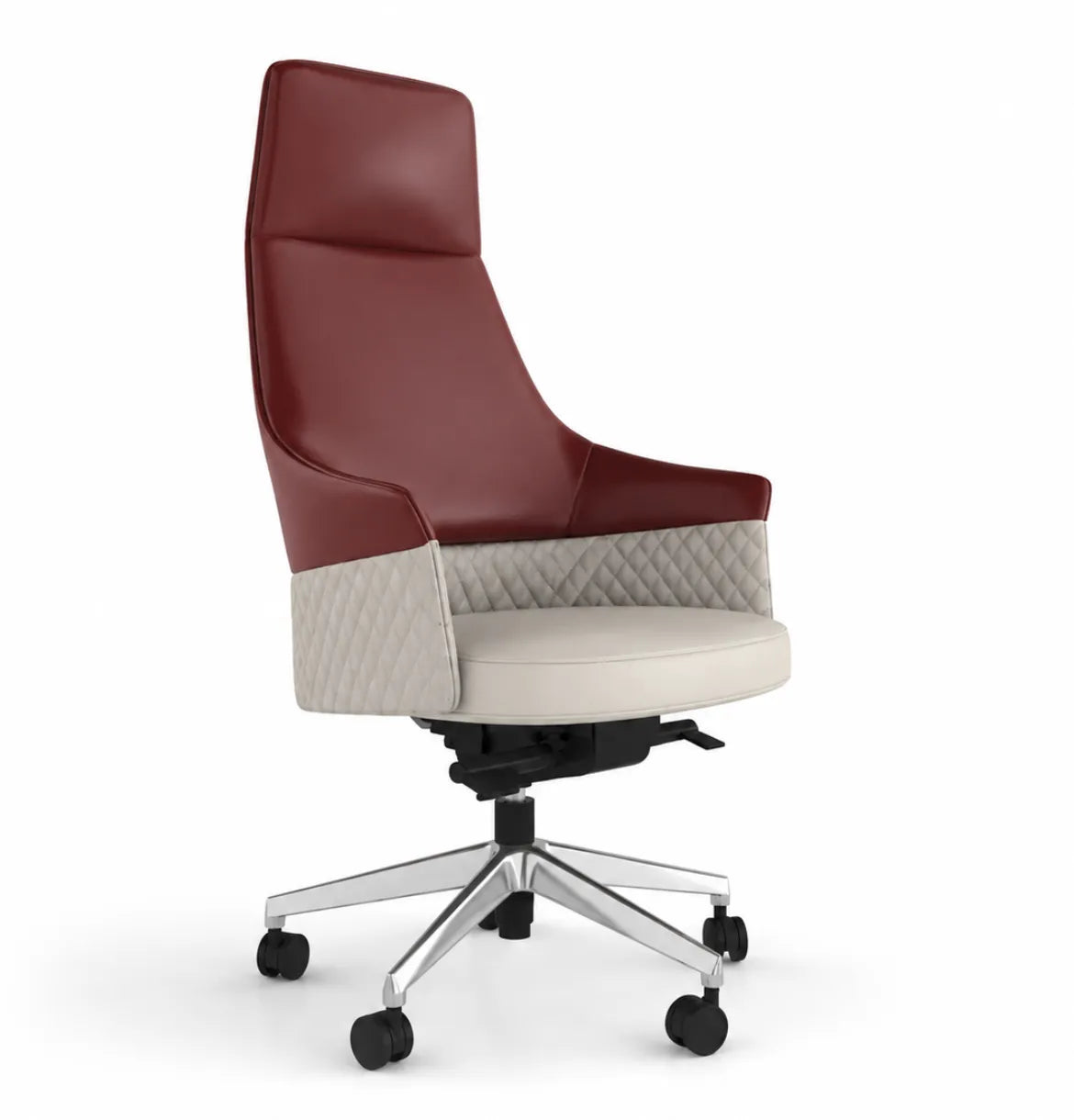 Piano Highback Consumer KANO Genuine Leather Red 8-10 Weeks