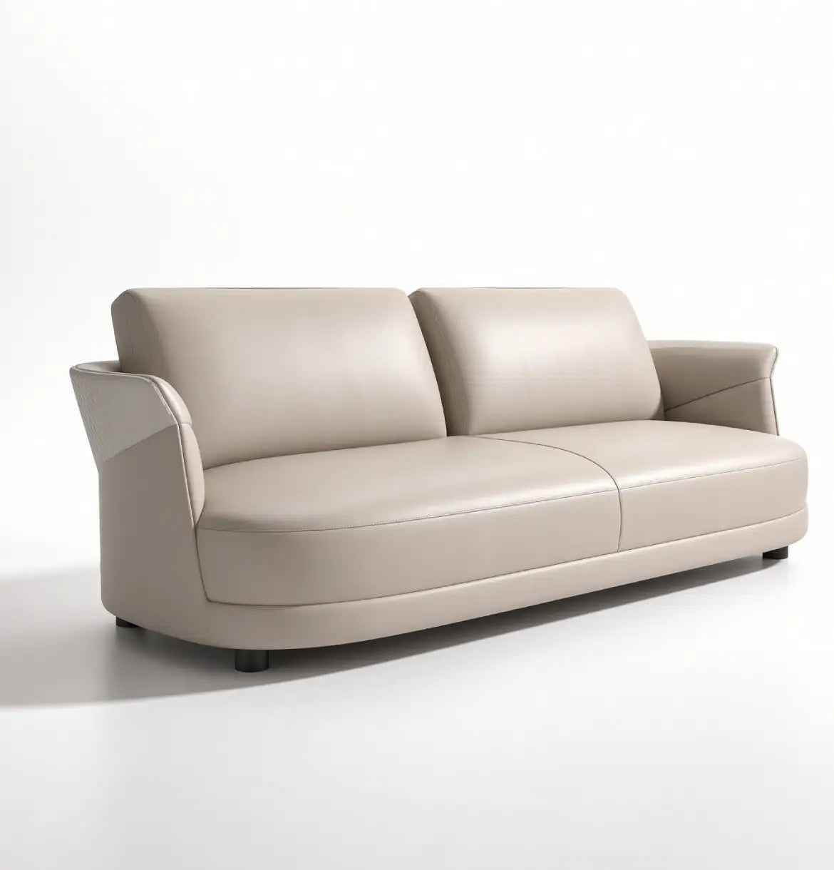 Piano 3-Seater Sofa Consumer KANO Vegan Leather Khaki 8-10 Weeks