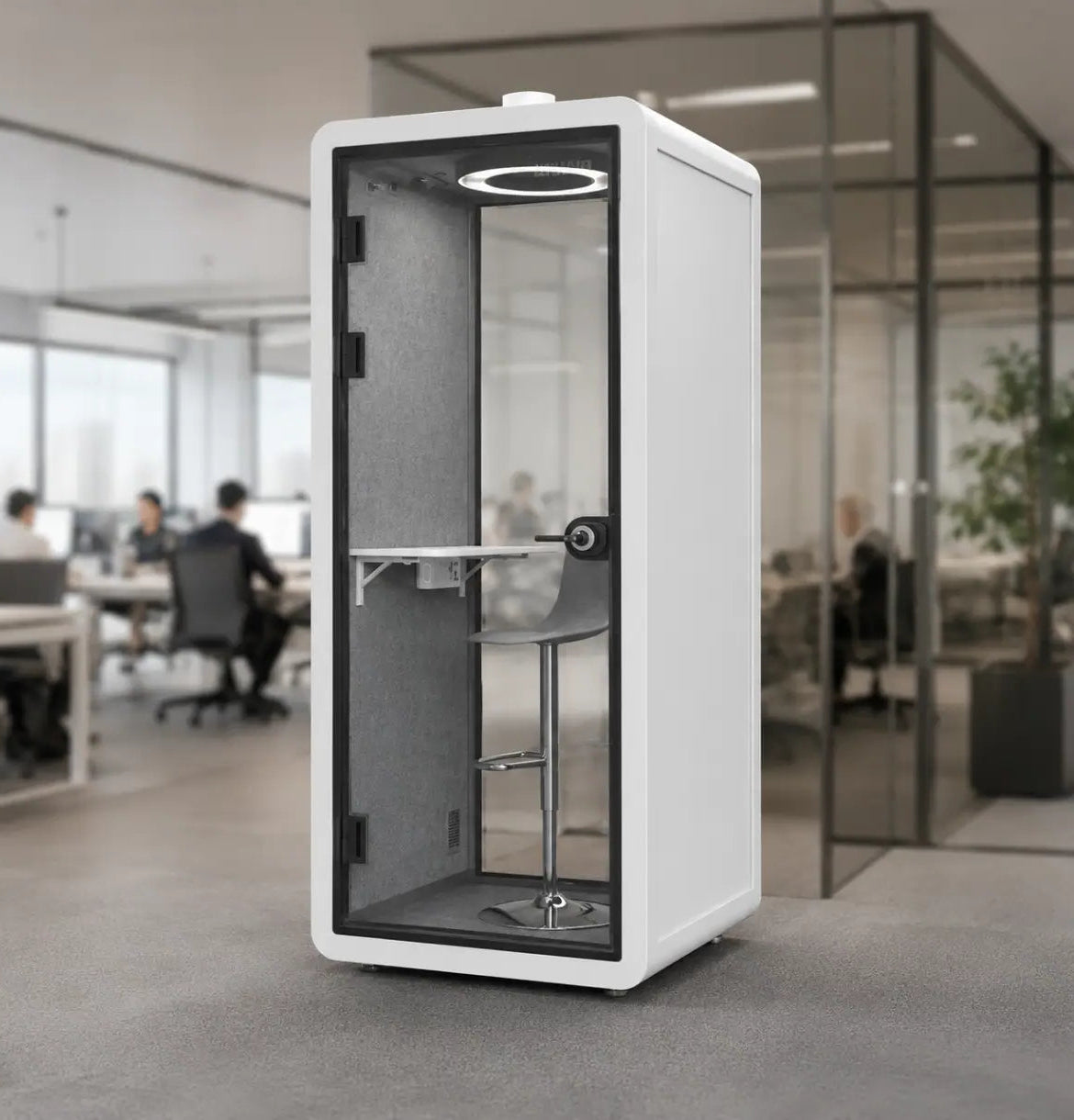 Raven Phone Booth Consumer BAFCO White Fixed Table Only 2-5 Working Days