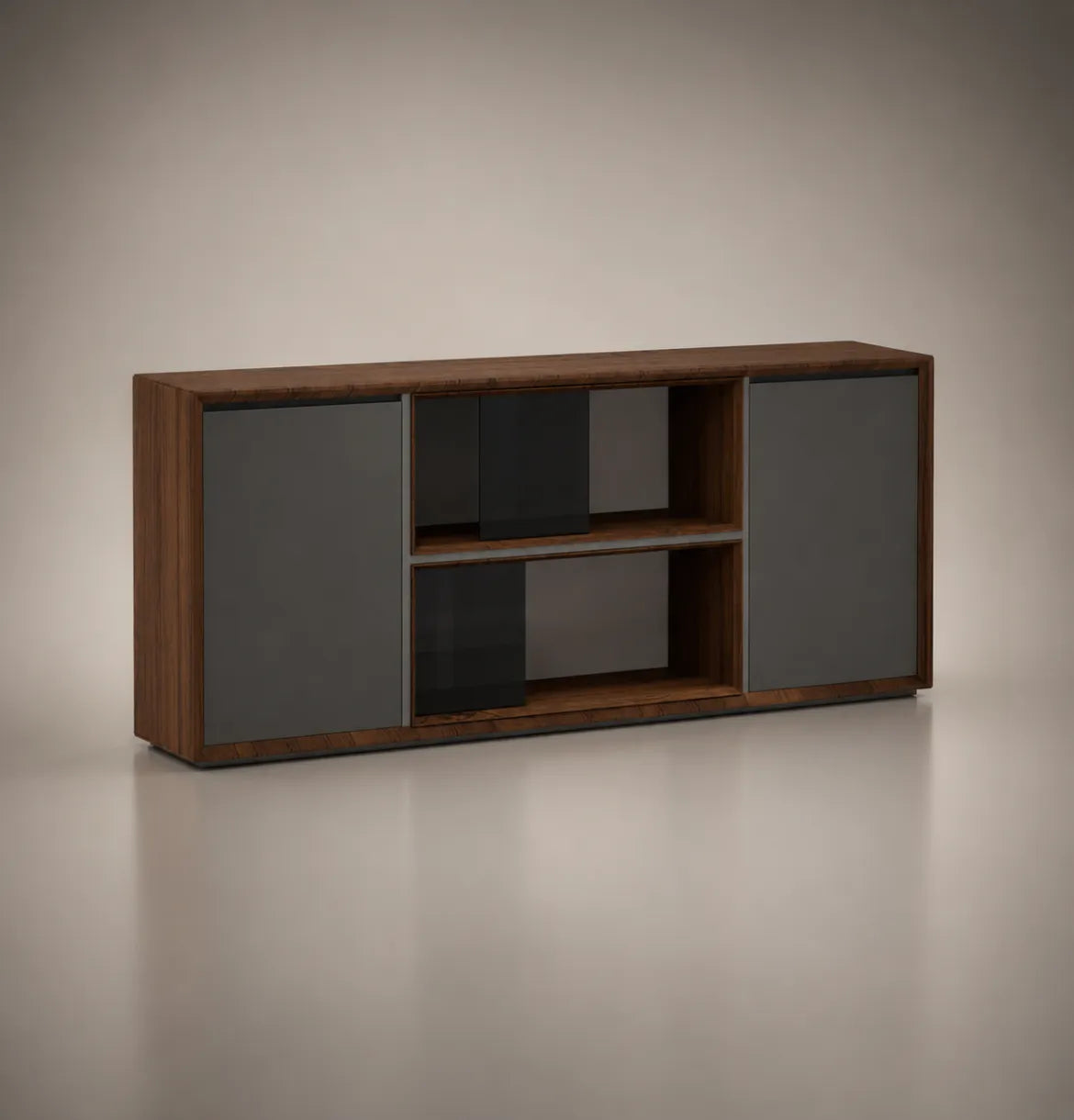 Quzzi Credenza Consumer KANO CY07 American Walnut 2300 8-10 Weeks