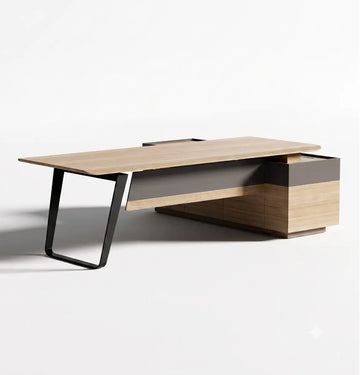 Quzzi Executive Desk (4 Sizes) Consumer KANO CY23 White Oak 1800 8-10 Weeks