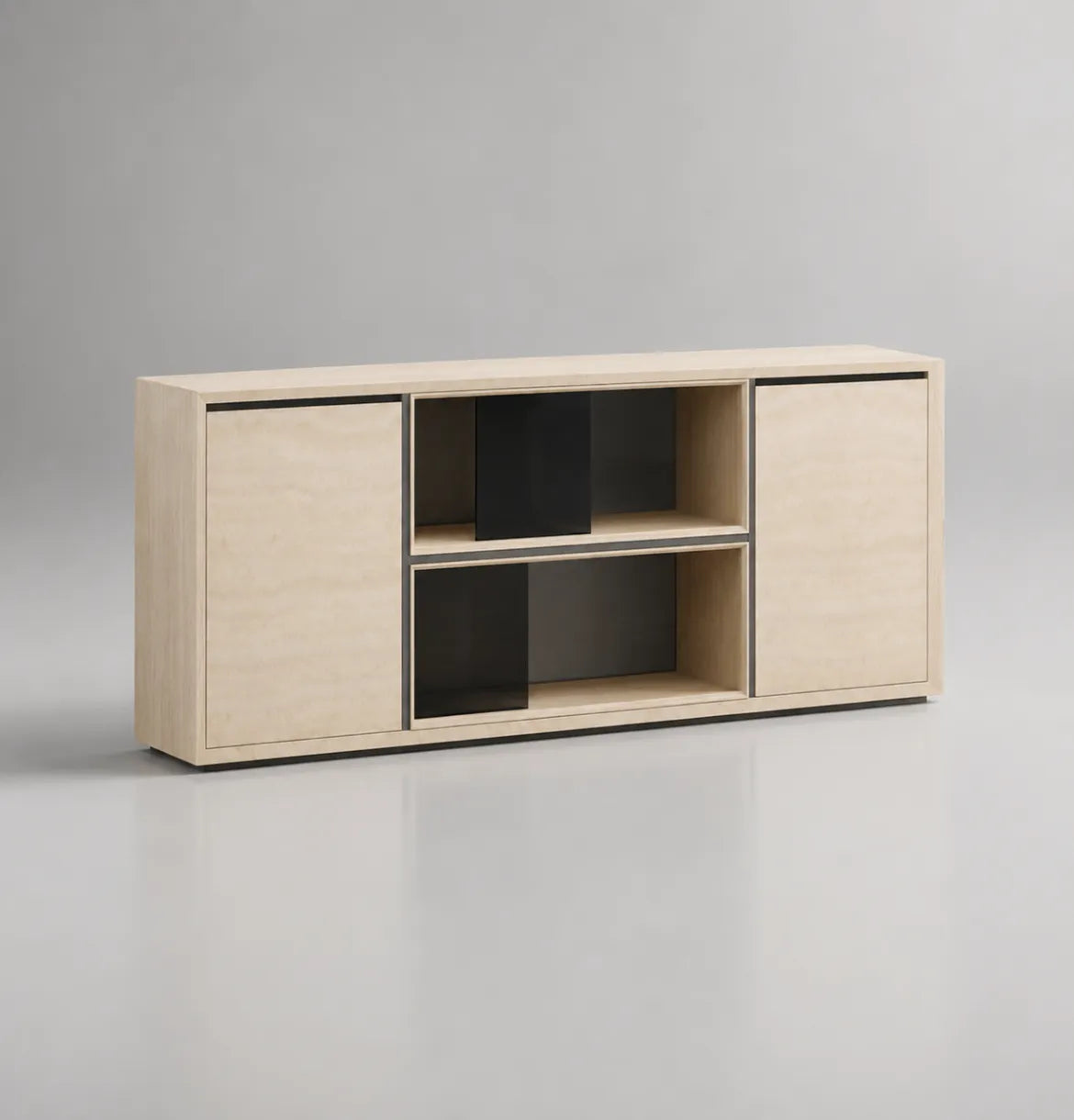 Quzzi Credenza Consumer KANO CY23 White Oak 2300 8-10 Weeks