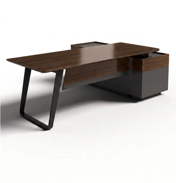 Quzzi Executive Desk (4 Sizes) Consumer KANO CY20 Alpine Walnut 1800 8-10 Weeks
