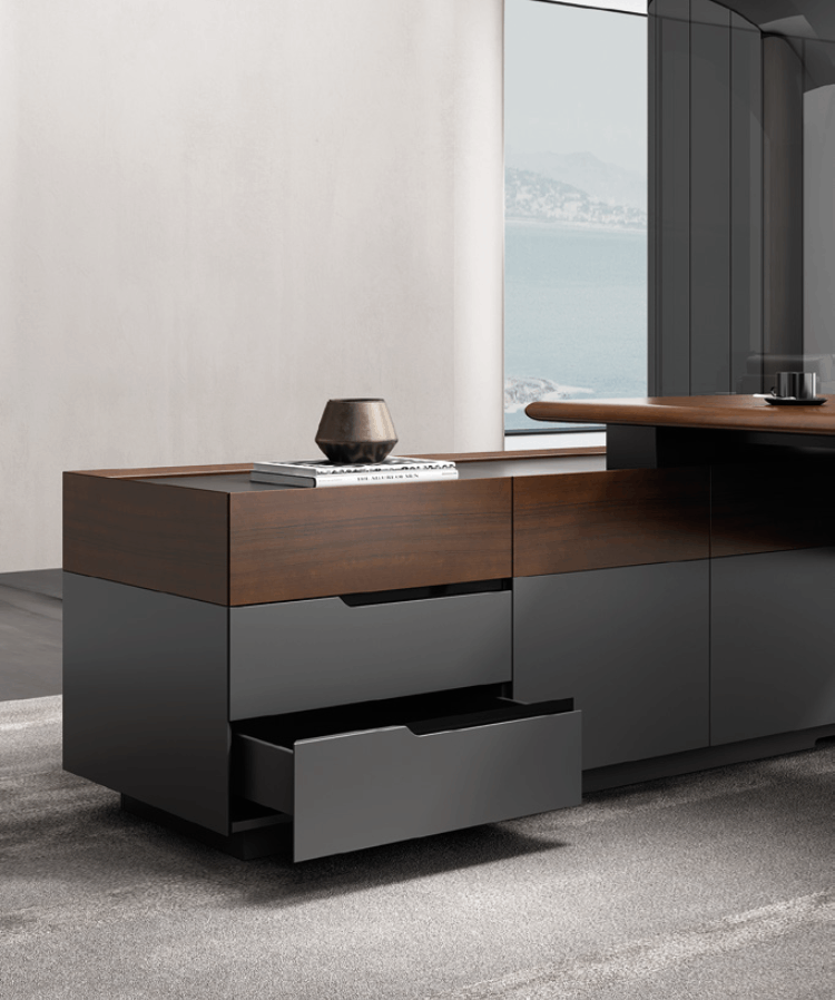 Quzzi Executive Collection | Innovative Curved Office Furniture by Mr ...
