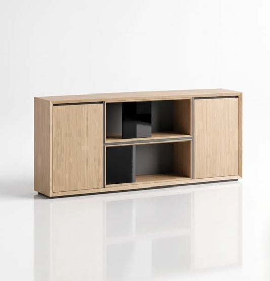 Quzzi Credenza Consumer KANO CY23 White Oak 2300 8-10 Weeks