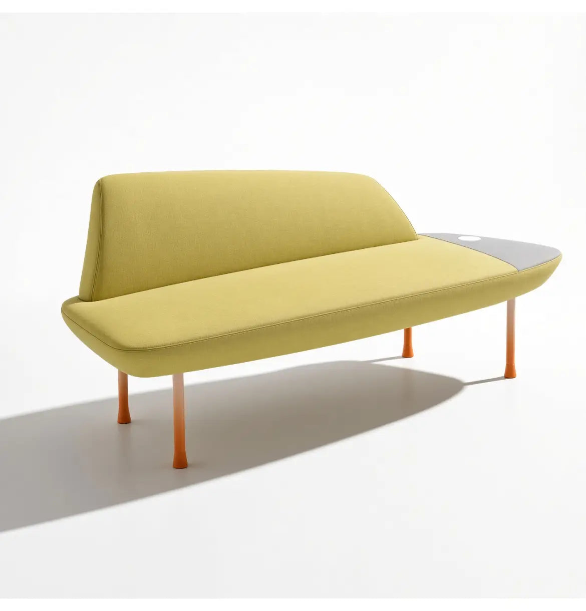 Rhine Straight 3-Seater Sofa Consumer KANO Yellow Fabric 8-10 Weeks