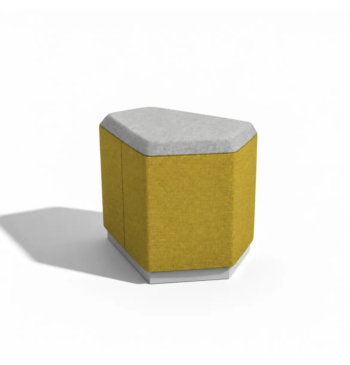 Linou Pentagonal Pouf Consumer KANO Yellow Fabric 8-10 Weeks